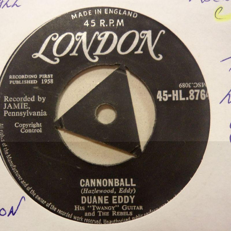 Duane Eddy-Cannonball/ Mason Dixon Lion-London-7" Vinyl