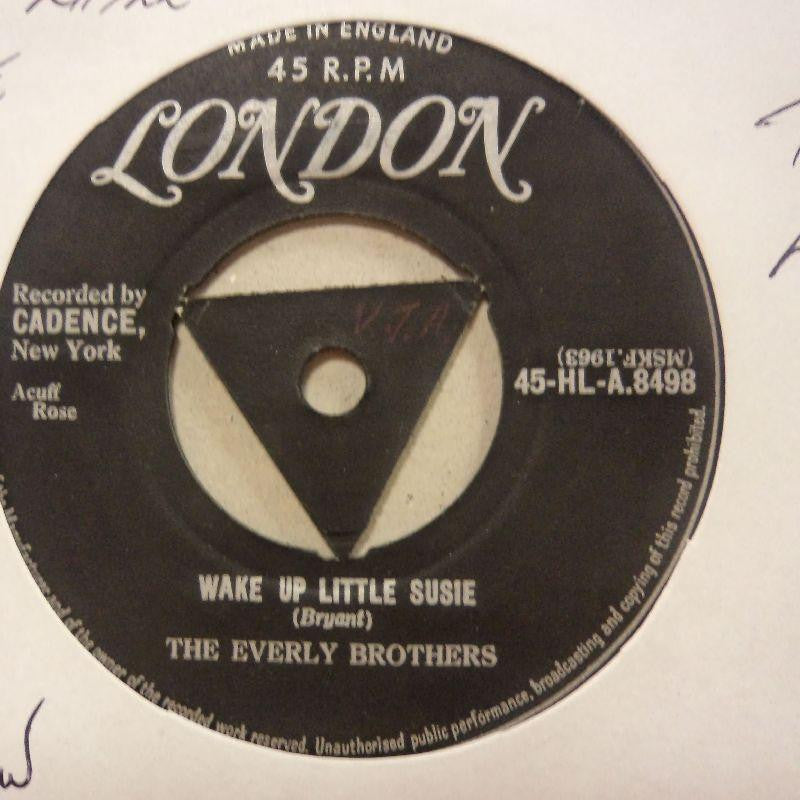 The Everly Brothers-Wake Up Little Susie/ Maybe Tomorrow-London-7" Vinyl