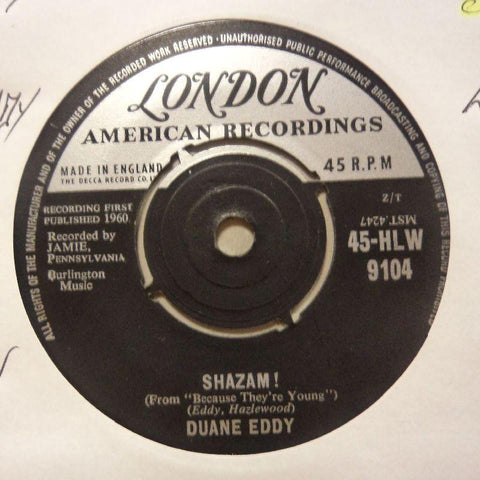 Duane Eddy-Shazam/ Secret Seven-London-7" Vinyl