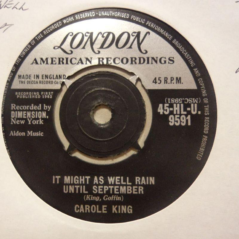Carole King-Rain Until September/ Nobody's Perfect-London-7" Vinyl