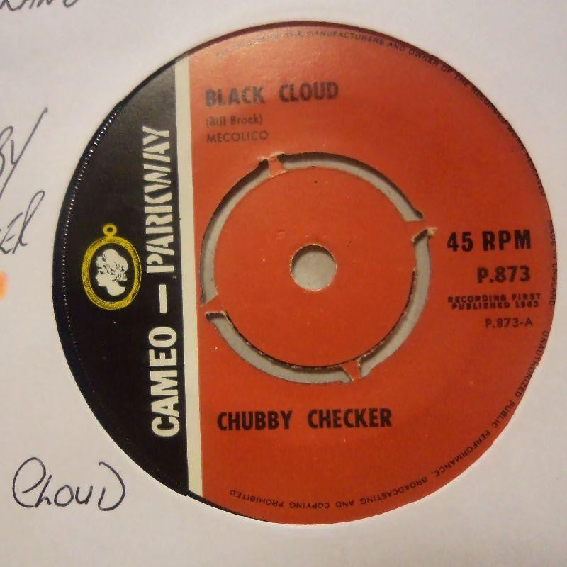 Chubby Checkers-Black Cloud/ Birdland-Cameo Parkway-7" Vinyl