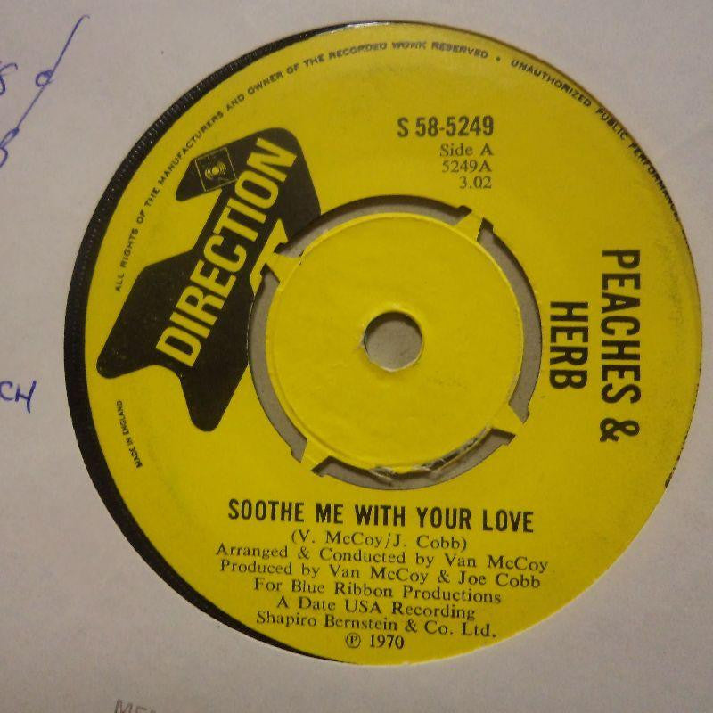 Peaches & Herb-Soothe Me With You Love/ We're So Much In Love-Direction-7" Vinyl