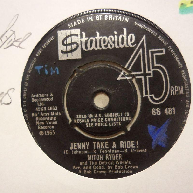 Mitch Ryder-Jenny Take A Ride/ Baby Jane-Stateside-7" Vinyl