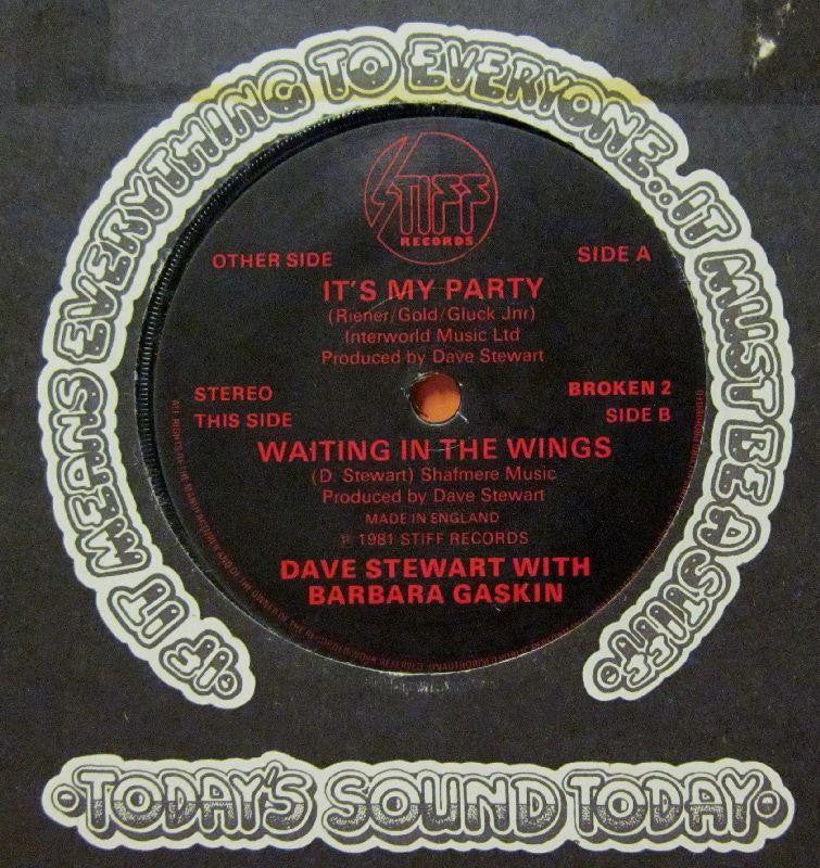 Dave Stewart-Waiting In The Wings-Stiff-7" Vinyl