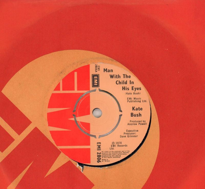 Kate Bush-Man With The Child In His Eyes-EMI-7" Vinyl-VG/Ex