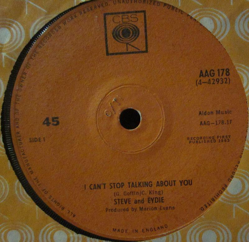 Steve & Eydie-I Can't Stop Talking About You-CBS Orange-7" Vinyl