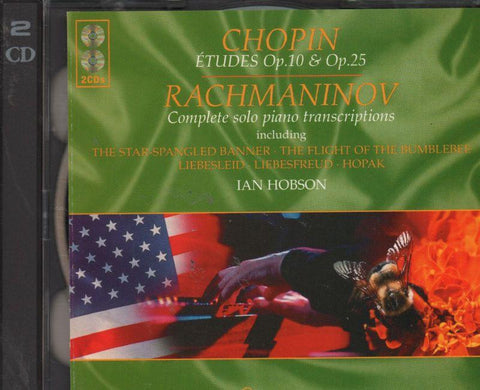 Chopin/ Bach-Chopin: Etudes Op. 10 & 25/ Rachmaninov: Complete Solo Piano-CD Album