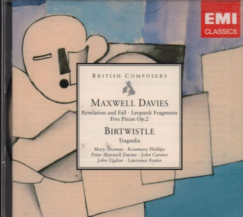 Peter Maxwell Davies-Revelation And Fall-CD Album