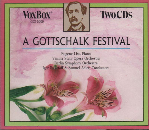 Various Classical-A Gottschalk Festival Eugene List-2CD Album