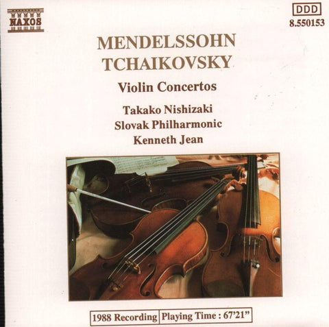 Mendelssohn-Violin Concertos Nishizaki Jean-Naxos-CD Album