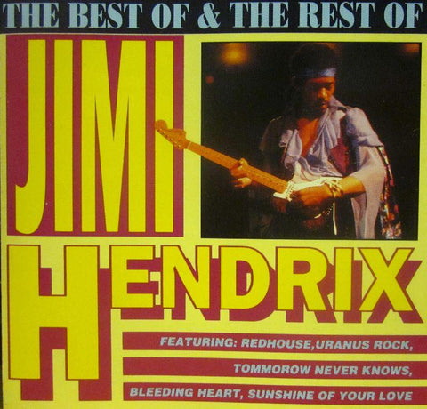 Jimi Hendrix-The Best Of & Rest Of-Action Replay-CD Album