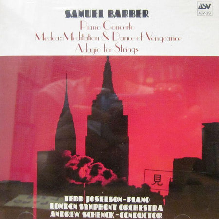 Samuel Barber-Piano Concerto, Medea: Meditation & Dance-ASV-CD Album