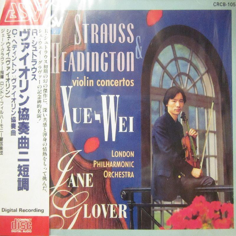 Strauss & Headington-Violin Concertos-ASV-CD Album