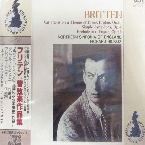 Britten-Variations On A Theme Of Frank Bridge-ASV-English Music Collection-CD Album