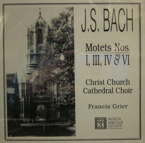 Bach-Motets No. I, III,IV & VI-Musical Heritage Society-CD Album
