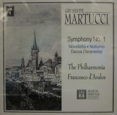Martucci-Symphony No.1 Vol.1-Musical Heritage Society-CD Album