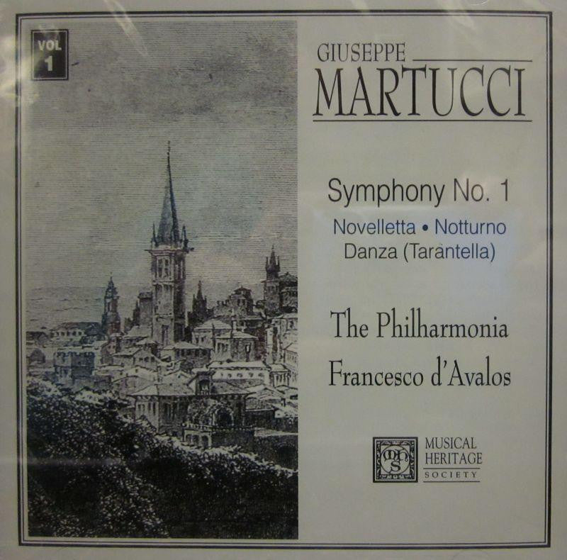 Martucci-Symphony No.1 Vol.1-Musical Heritage Society-CD Album