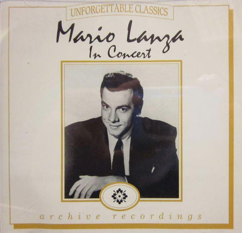 Mario Lanza-In Concert-Castle Communications-CD Album