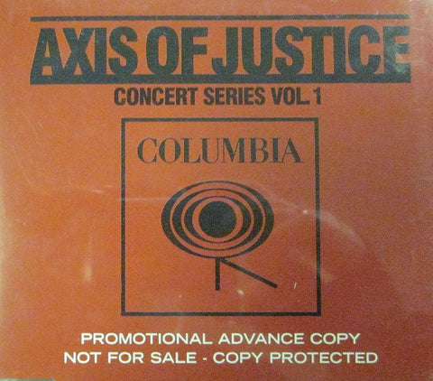 Axis of Justice-Concert Series Volume 1-Columbia-CD Album