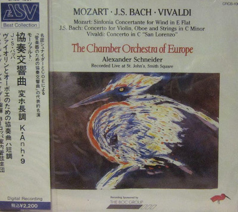 Mozart/Bach/Vivaldi-Sinfonia Concertante For Wind In E Flat-ASV-CD Album