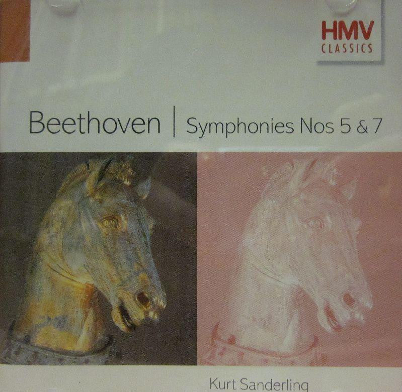 Beethoven-Symphonies Nos 5 & 7-HMV-CD Album