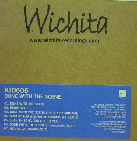 Kid 606-Done With the Scene-Wichita-CD Album