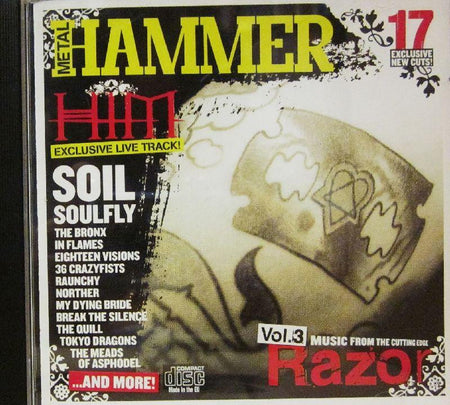 Various Rock-Razor-Music From The Cutting Edge Vol 3-Metal Hammer-CD Album