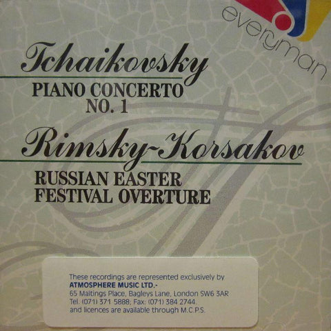 Tchaikovsky/Rimsky Korsakov-Piano Concerto No 1/Russian Easter Festival Overture-Everyman-CD Album