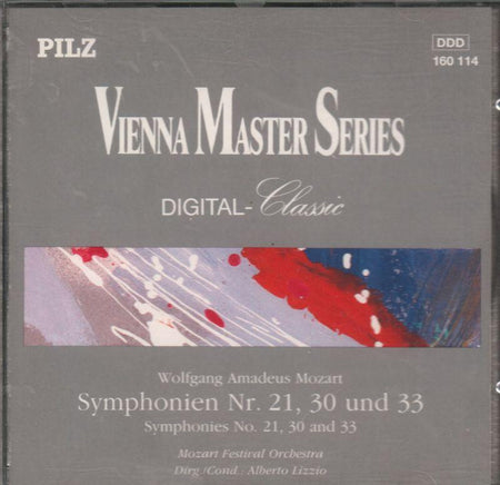 Lizzio/Mozart Festiv-Mozart: Syms. 21, 30, 33-CD Album-Very Good
