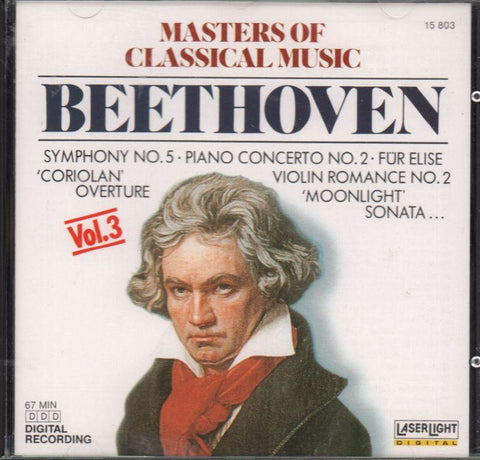 Beethoven-Masters Classic Music, Vol.3-CD Album