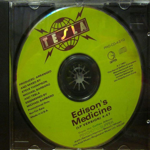 Tesla-Edision's Medicine-Geffen-CD Single