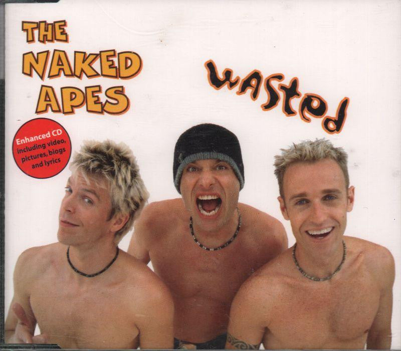 The Naked Apes-Wasted-CD Single-Very Good