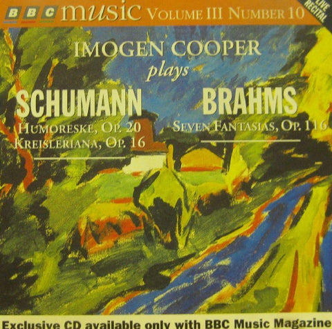Imogen Cooper-Plays Schumann & Brahms-BBC-CD Album
