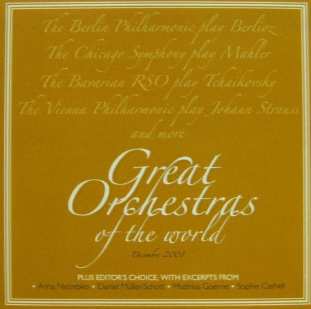 Various Classical-Great Orchestras Of The World-Gramophone-CD Album