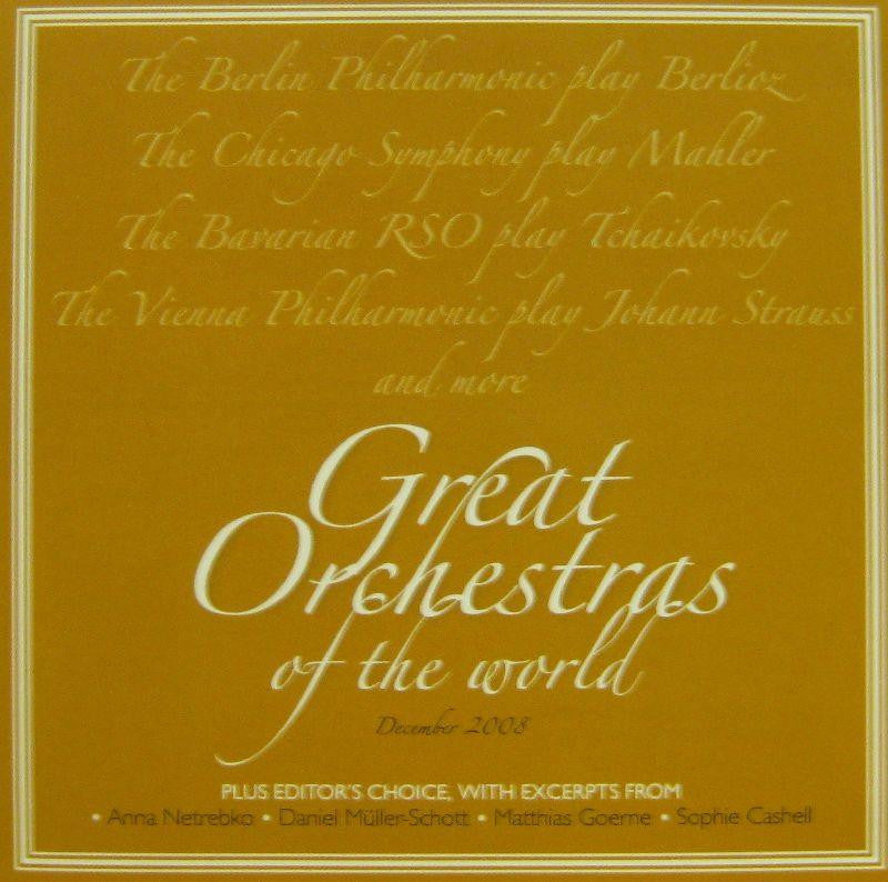 Various Classical-Great Orchestras Of The World-Gramophone-CD Album