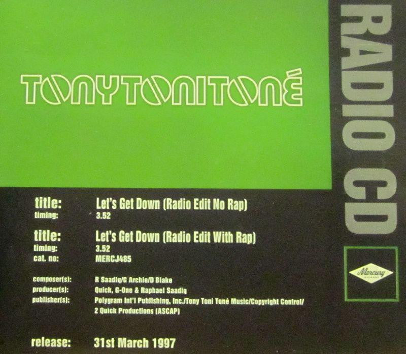 Tonytonitone-Let's Get Down-Mercury-CD Single
