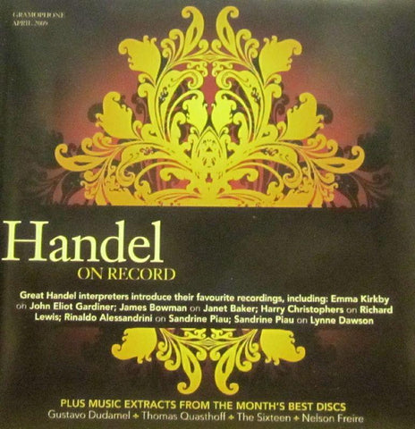 Handel-On Record-Gramophone-CD Album