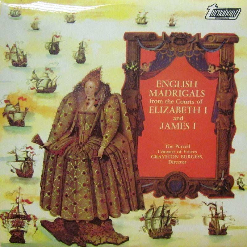 The Purcell Consort of Voices-English Madrigals From The Courts Of Elizabeth I & James I-Turnabout-Vinyl LP