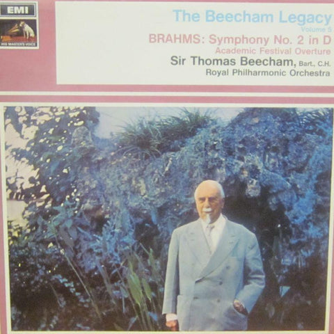 Brahms-Symphony No.2 (The Beecham Legacy Volume 5)-HMV-Vinyl LP