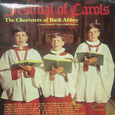 The Choristers of Bath Abbey-Festival Of Carols-Hallmark-Vinyl LP