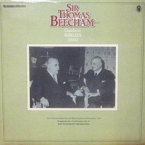 Sir Thomas Beecham-Conducts Sibelius-World Record Club-Vinyl LP
