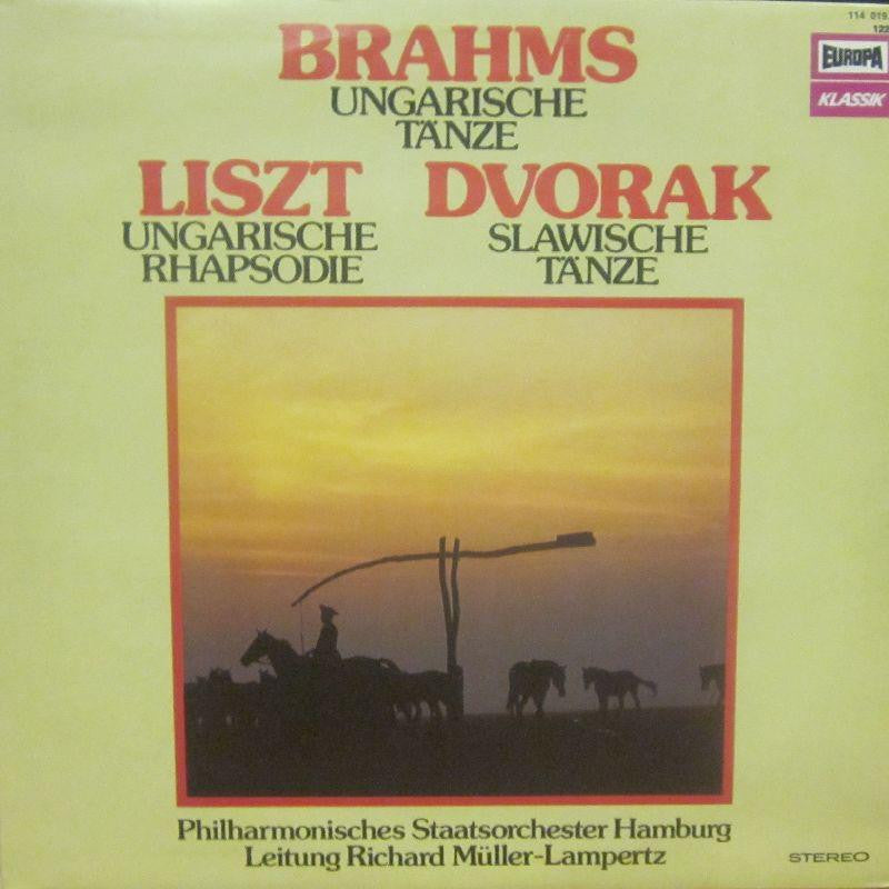Brahms/Liszt/Dvorak-Ungarische Tanze/Ungarische Rhapsodie-Europa Klassik-Vinyl LP