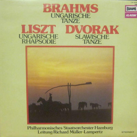 Brahms/Liszt/Dvorak-Ungarische Tanze/Ungarische Rhapsodie-Europa Klassik-Vinyl LP