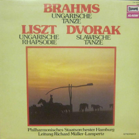 Brahms/Liszt/Dvorak-Ungarische Tanze/Ungarische Rhapsodie-Europa Klassik-Vinyl LP