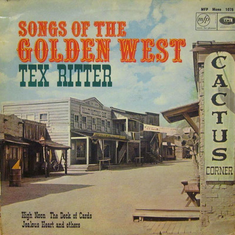 Tex Ritter-Songs Of The Golden West-Music For Pleasure-Vinyl LP