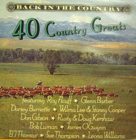 Various Country-40 Country Greats-DJM-2x12" Vinyl LP Gatefold
