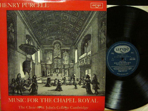 Purcell-Music For The Chapel Royal-Argo-Vinyl LP