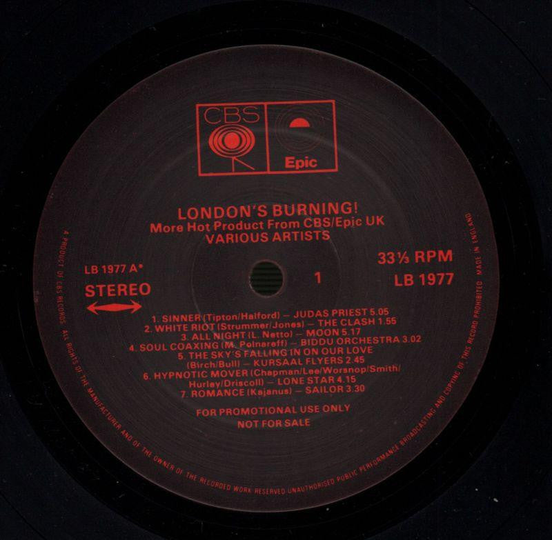 London's Burning-CBS-Vinyl LP-VG/VG