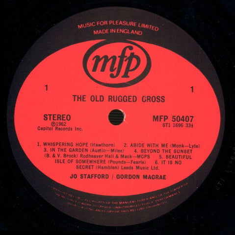 The Old Rugged Cross-MFP-Vinyl LP-VG+/Ex