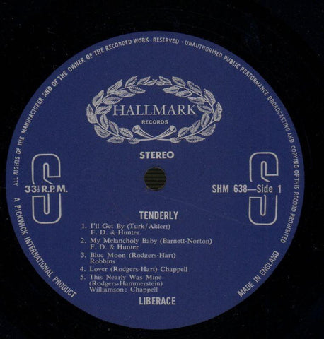 Tenderly-Hallmark-Vinyl LP-VG/VG+